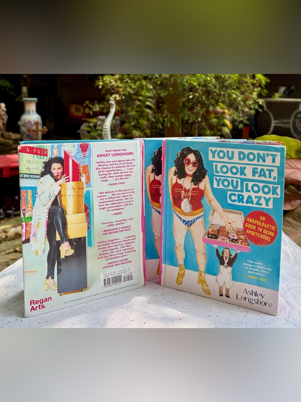 BOOK - “YOU DON’T LOOK FAT, YOU LOOK CRAZY” by author Ashley Longshore
EUC
